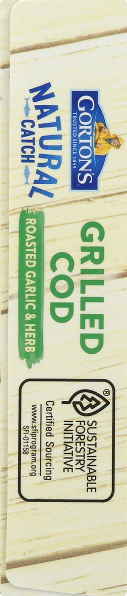 slide 7 of 9, Gorton's Grilled Roasted Garlic & Herb Cod, 6.3 oz