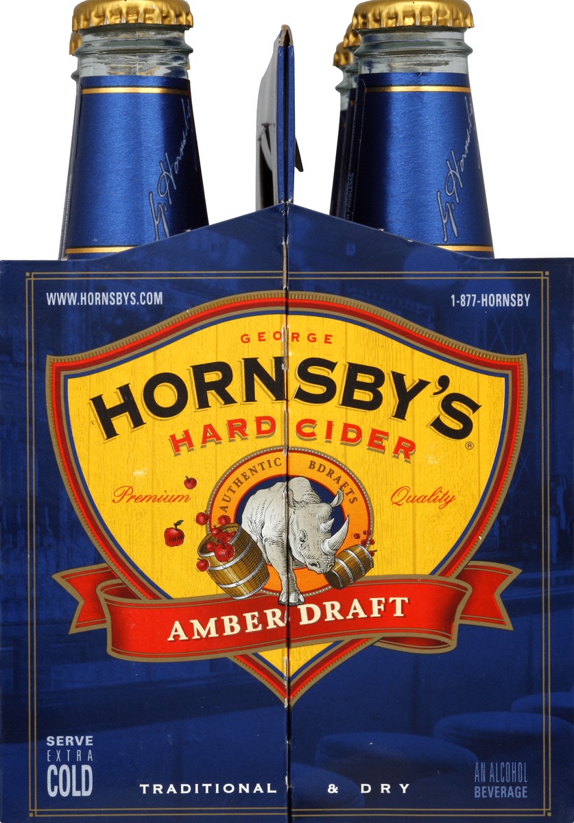 slide 3 of 4, Hornsby's Hornsbys Hard Amber Cider Bottles, 6 ct; 12 fl oz