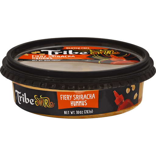 slide 1 of 1, Tribe Swirl Fiery Sriracha Hummus, 10 oz