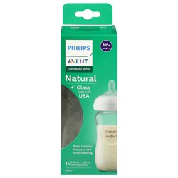 Philips Avent Natural Glass Baby Bottle 8 oz - 1 pk