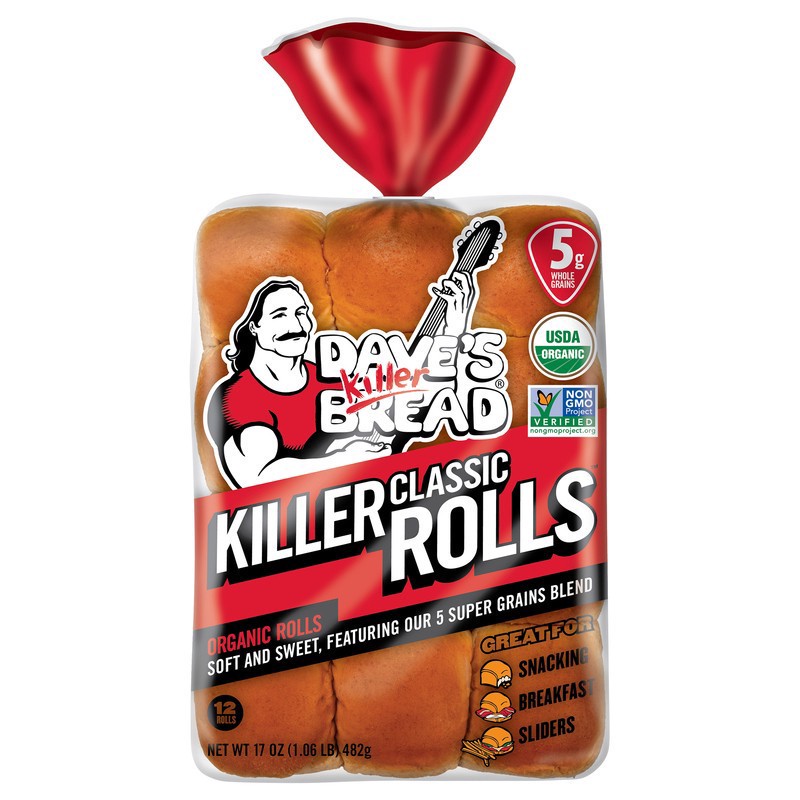 slide 1 of 5, Dave's Killer Bread Organic Classic Rolls 17 oz, 17 oz