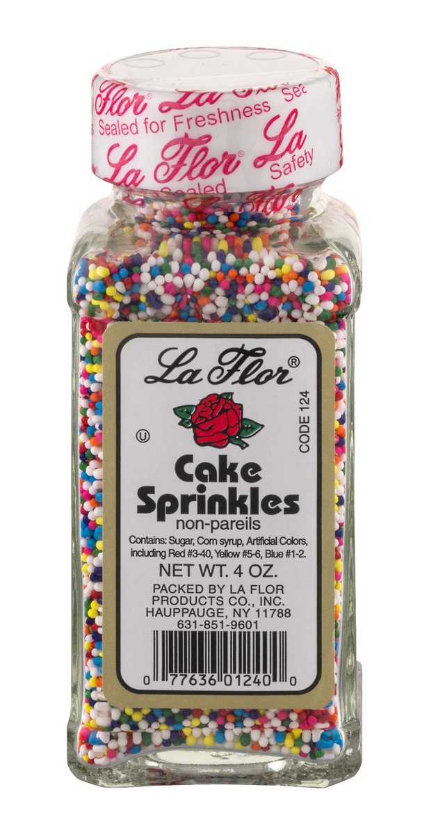 slide 1 of 1, La Flor Cake Sprinkles, 4 oz