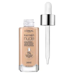 L'Oréal L'Oreal Paris True Match Nude Hyaluronic Tinted Serum Hydrates All-In-1, Light 2-3
