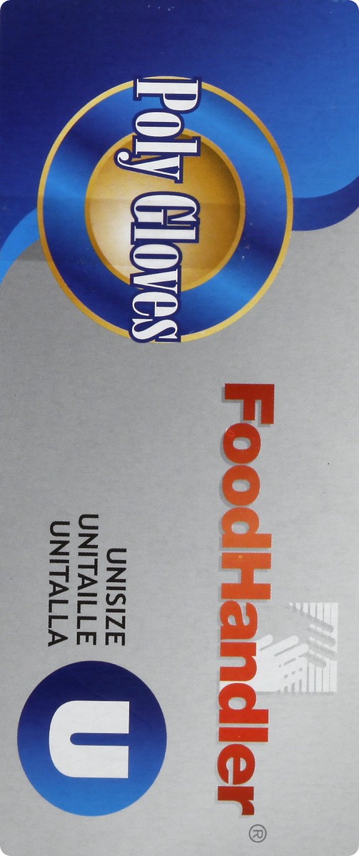 slide 4 of 11, FoodHandler Poly Unisize Gloves 500 ea, 500 ct