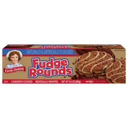 Snack Cakes, Little Debbie Family Pack Fudge Rounds