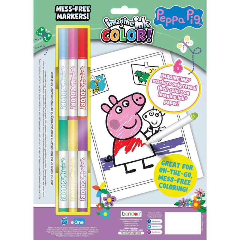 slide 3 of 5, Peppa Pig Imagine Ink COLOR! Book, 1 ct