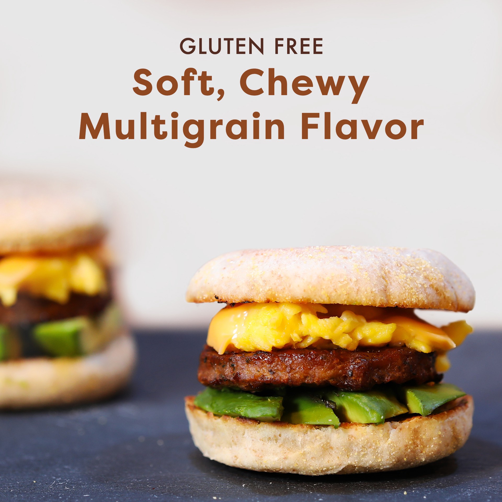 slide 2 of 5, Glutino Gluten Free Multi Grain English Muffin, 16.9 oz, 16.9 fl oz