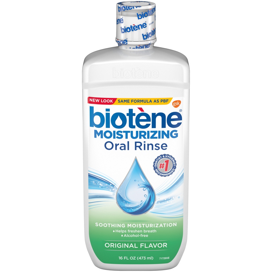 slide 1 of 1, Biotène Moisturizing Original Flavor Oral Rinse, 16 fl oz