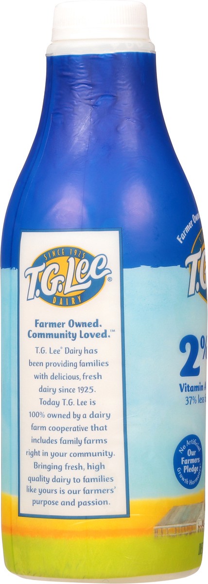 slide 5 of 9, T.G. Lee 2% Milkfat Reduced Fat Milk 1 Qt, 1 qt