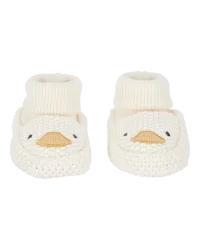 Carter's Baby Duck Crochet Booties - Yellow Yellow NB-3M