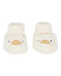 Carter's Baby Duck Crochet Booties - Yellow Yellow NB-3M