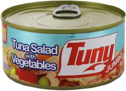 Tuny Jumbo Tuna Salad With Vegetables
