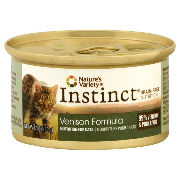 slide 1 of 1, Instinct Cat Food, Venison Formula, 3 oz