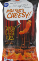 slide 1 of 1, Kroger Now That's Cheesy Crunchy Cheese Curls, 7 oz