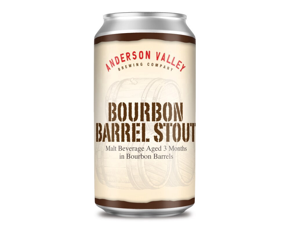 slide 2 of 5, Anderson Valley Bourbon Barrel Stout Malt Craft Beer, 4 cans /12 fl oz