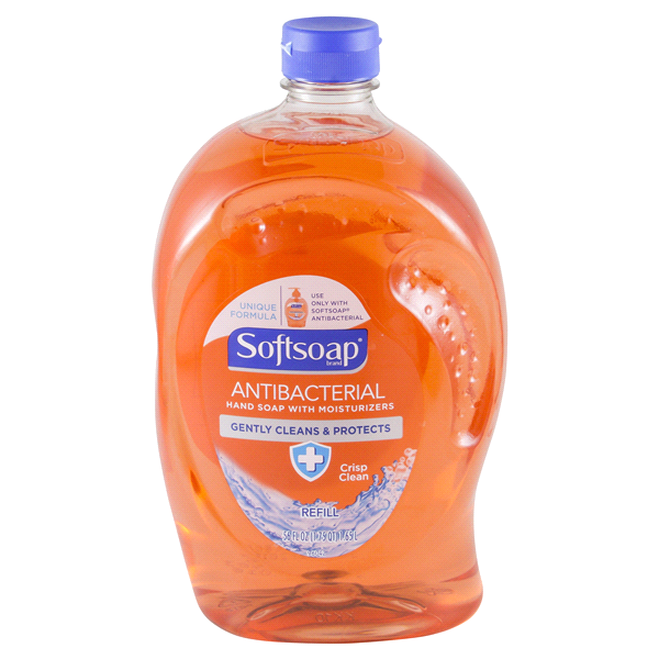 slide 1 of 1, Softsoap Antibacterial Liquid Hand Soap Refill, 56 oz