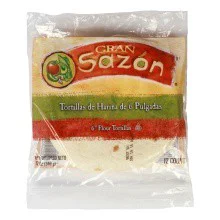 Gran Sazon 6" Flour Tortillas