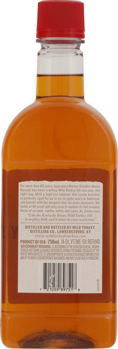 slide 5 of 9, Wild Turkey 101 Kentucky Straight Bourbon Whiskey 750 ml, 750 ml