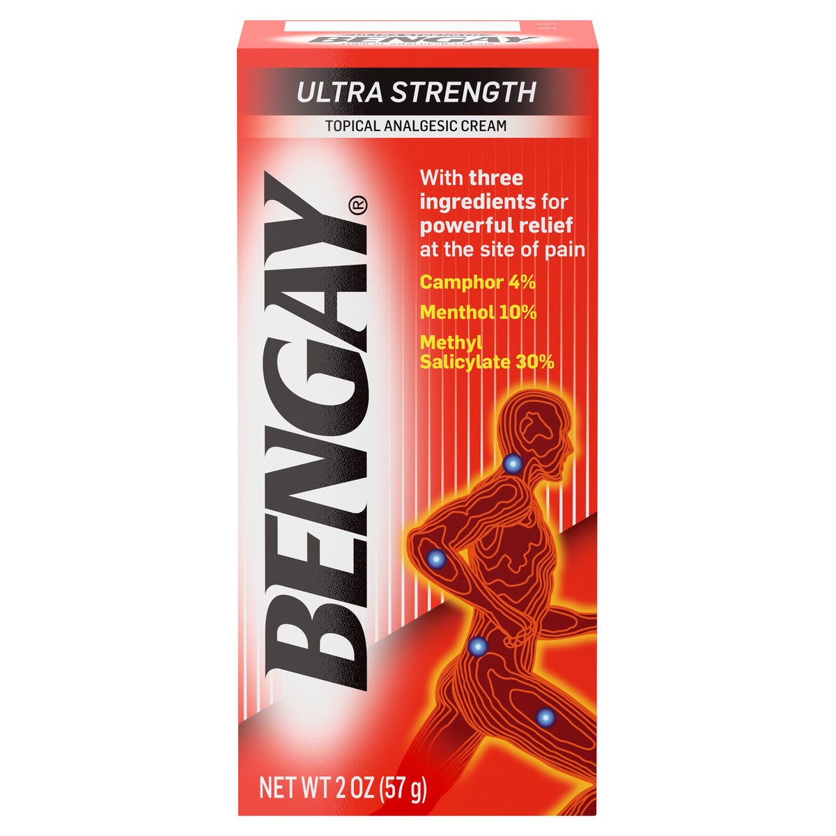 slide 1 of 5, BENGAY Ultra Strength Bengay Topical Pain Relief Cream, 2 Oz, 1 ct