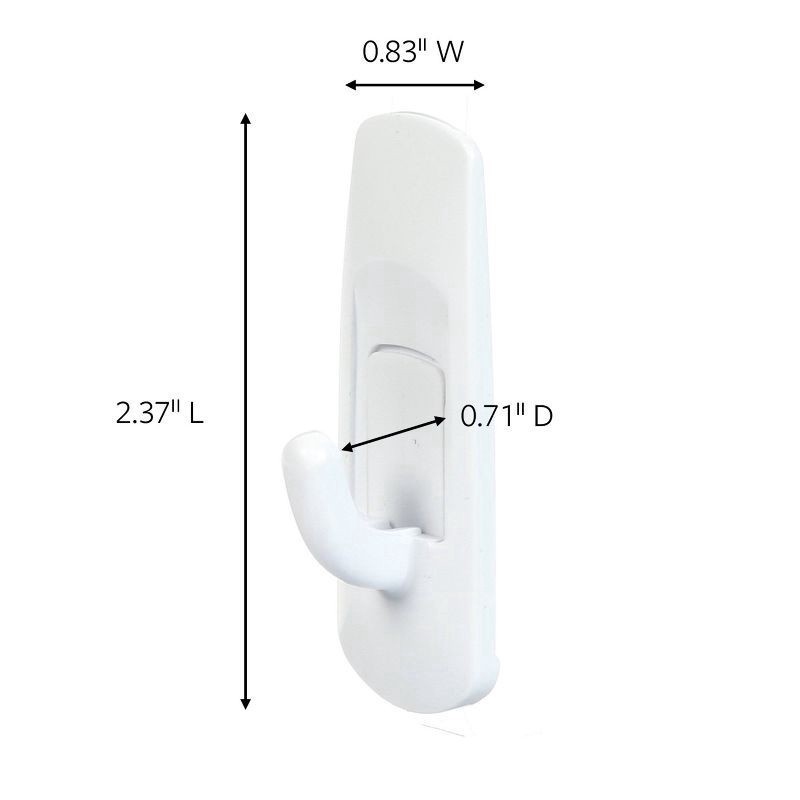 slide 4 of 8, Command Small Hooks Value Pack, 1 ct