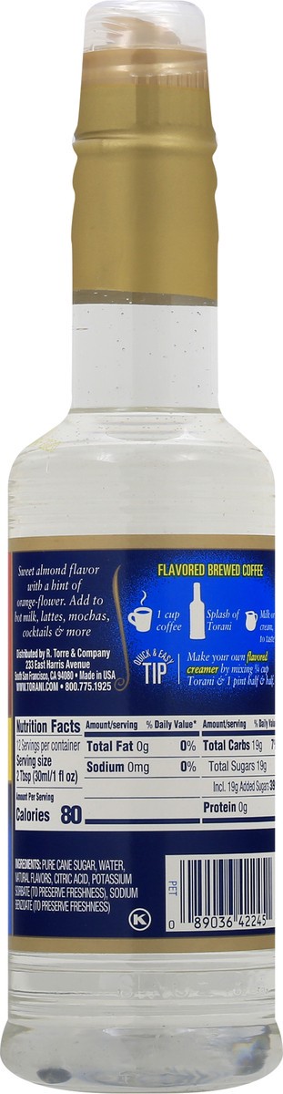 slide 2 of 11, Torani Almond Coffee Syrup, 12.7 fl oz