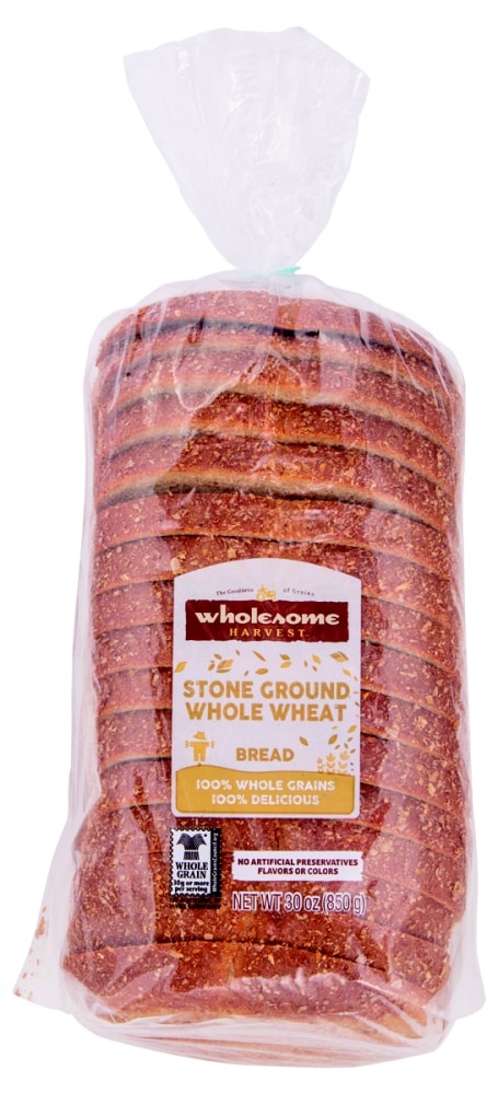 slide 1 of 1, Stone Ground Whole Wheat Bread, 24 oz