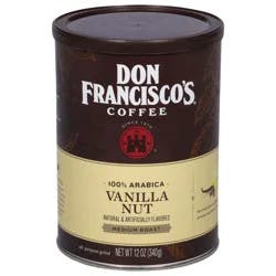 Don Francisco's Vanilla Nut Flavored Ground Coffee, 12 oz Can