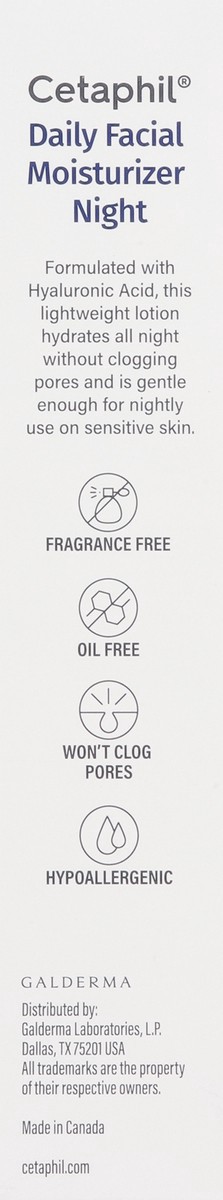 slide 7 of 13, Cetaphil Night Daily Facl Moistrz Pm, 3 fl oz