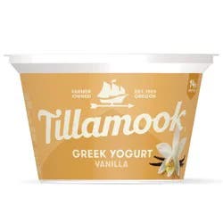 Tillamook Old-Fashioned Vanilla 2% Low-Fat Greek Yogurt, 5.3 oz