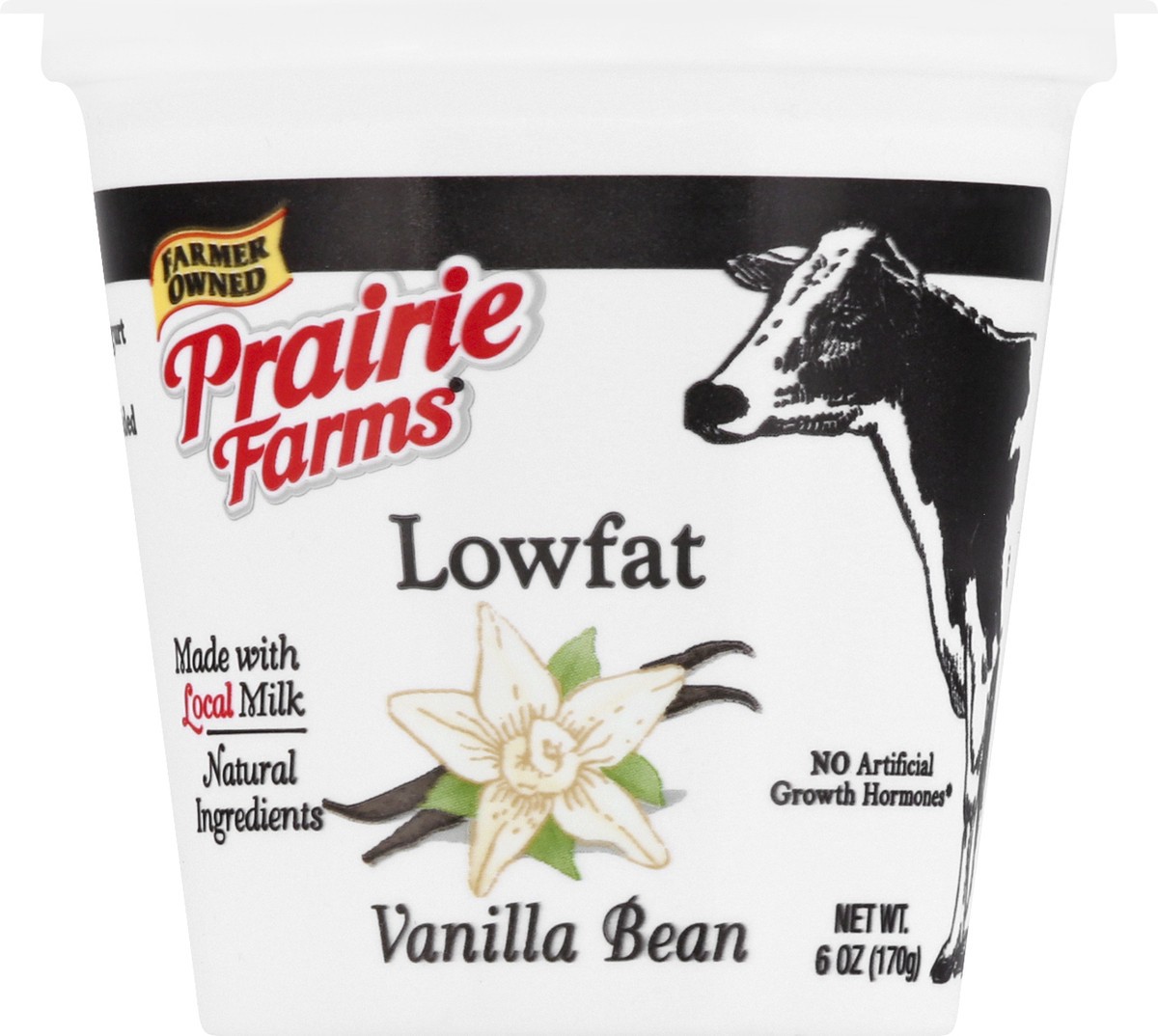 slide 6 of 9, Prairie Farms Lowfat Blended Vanilla Bean Yogurt 6 oz, 6 oz