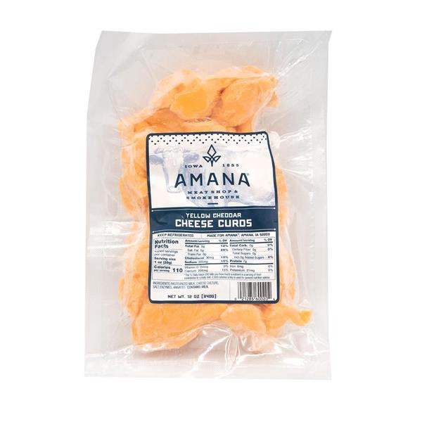 slide 1 of 1, Amana Cheese Curds Yellow, 12 oz