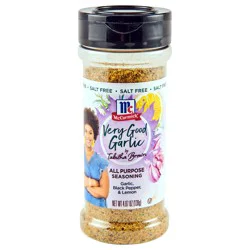 McCormick Salt Free Very Good Garlic by Tabitha Brown All Purpose Seasoning, 4.87 oz
