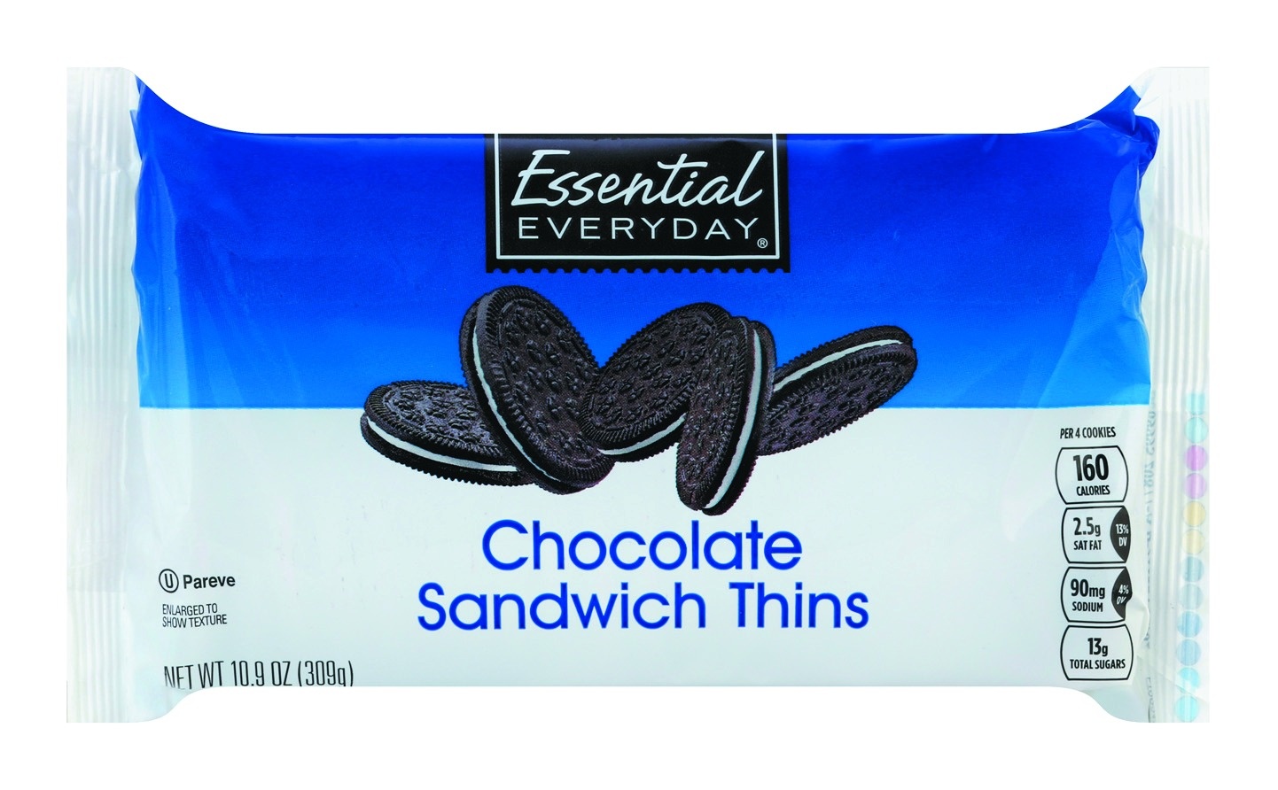 slide 1 of 6, Essential Everyday Thin Sandwich Cookie, 10.9 oz