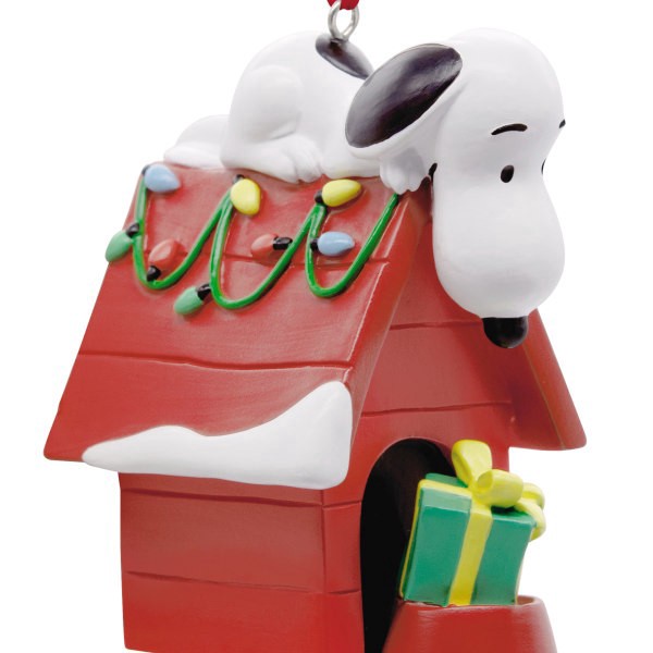 slide 6 of 6, Hallmark Christmas Ornament (Peanuts Snoopy on Holiday Doghouse), 1 ct