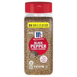 McCormick Pepper Black Coarse Ground, 6.5 oz