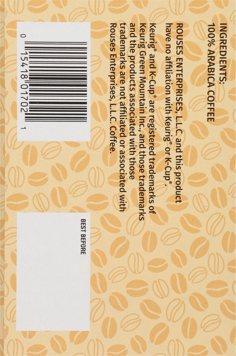 slide 6 of 14, Rouses Markets Ground Single Serve Cups Zydeco Blend Coffee Cup/Tub/Bowl 12 ea, 12 ct