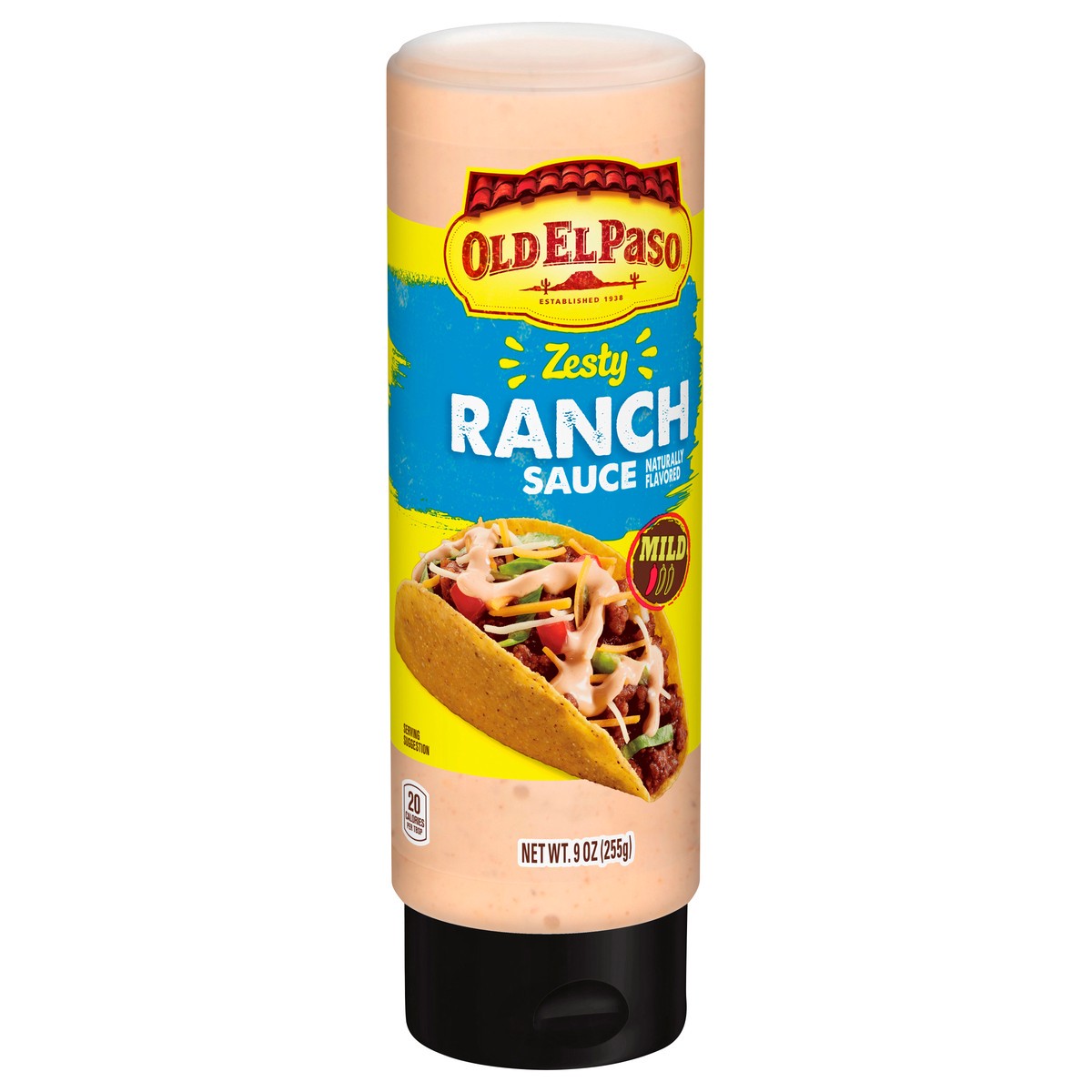 slide 3 of 9, Old El Paso Taco Sauce, Zesty Ranch Sauce, Squeeze Bottle, 9 oz., 9 oz