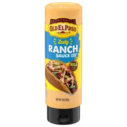 Old El Paso Taco Sauce, Zesty Ranch Sauce, Squeeze Bottle- 9 oz