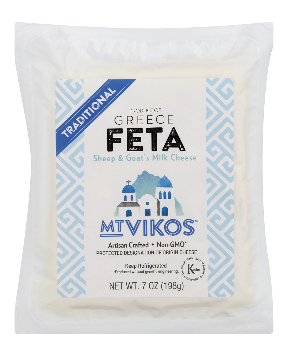 slide 1 of 19, Mt Vikos Feta Cheese, 7 oz