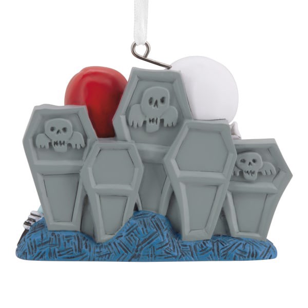 slide 2 of 6, Hallmark Christmas Ornament (Disney Tim Burton's The Nightmare Before Christmas Jack and Sally With Tombstones), 1 ct