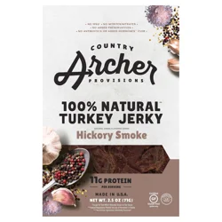 Country Archer Hickory Smoked Turkey Jerky