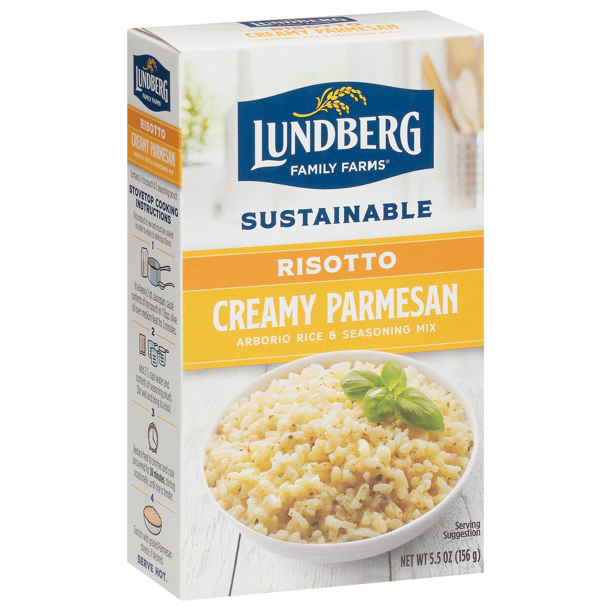 slide 1 of 8, Lundberg Family Farms Creamy Parmesan Risotto 5.5 oz, 5.5 oz