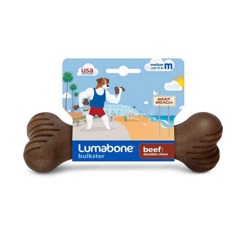 slide 1 of 1, Lumabone Bulkster Beef Medium, 1 ct