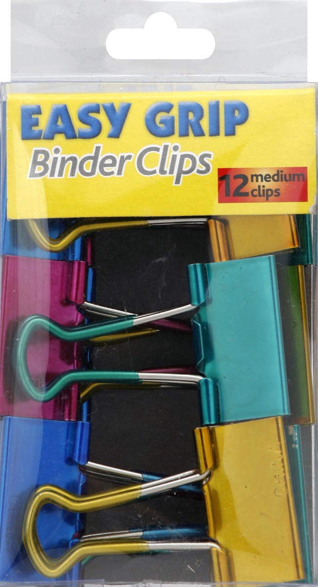 slide 1 of 4, OIC Binder Clips 12 ea, 12 ct