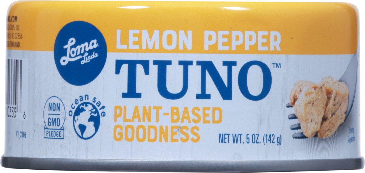 slide 8 of 9, Loma Linda Tuno Plant-Based - Lemon Pepper, 5 oz