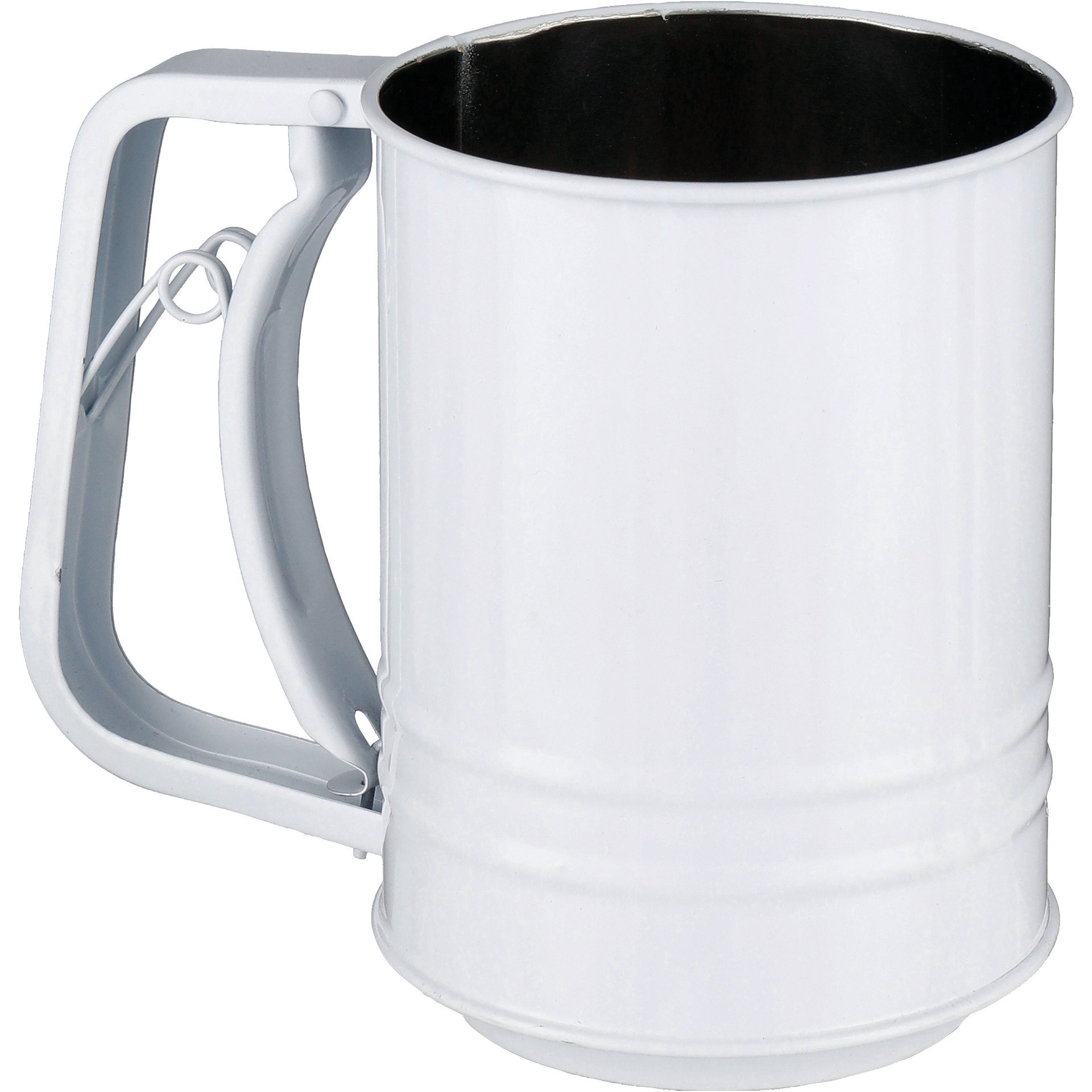 slide 1 of 1, Kitchen & Table by H-E-B Stainless Steel White Sifter, 5 in