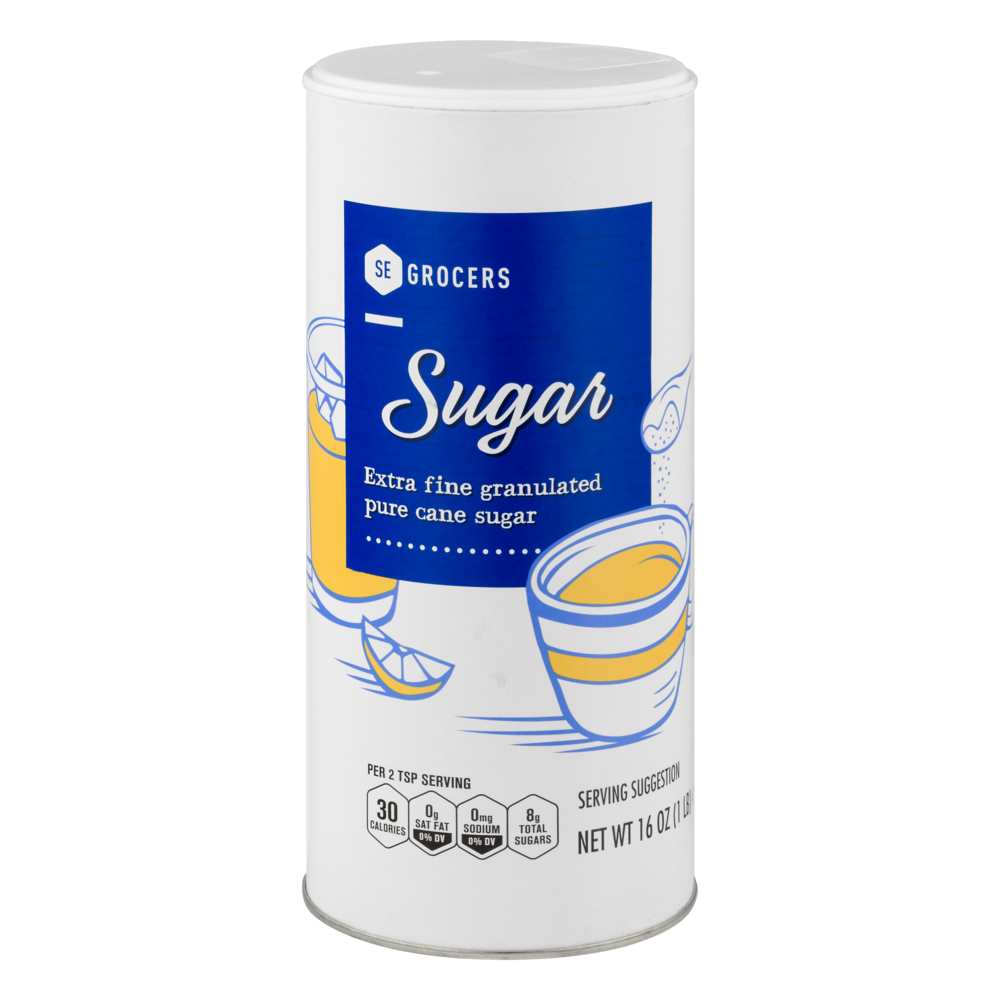 slide 1 of 1, SE Grocers Sugar Canister, 16 oz