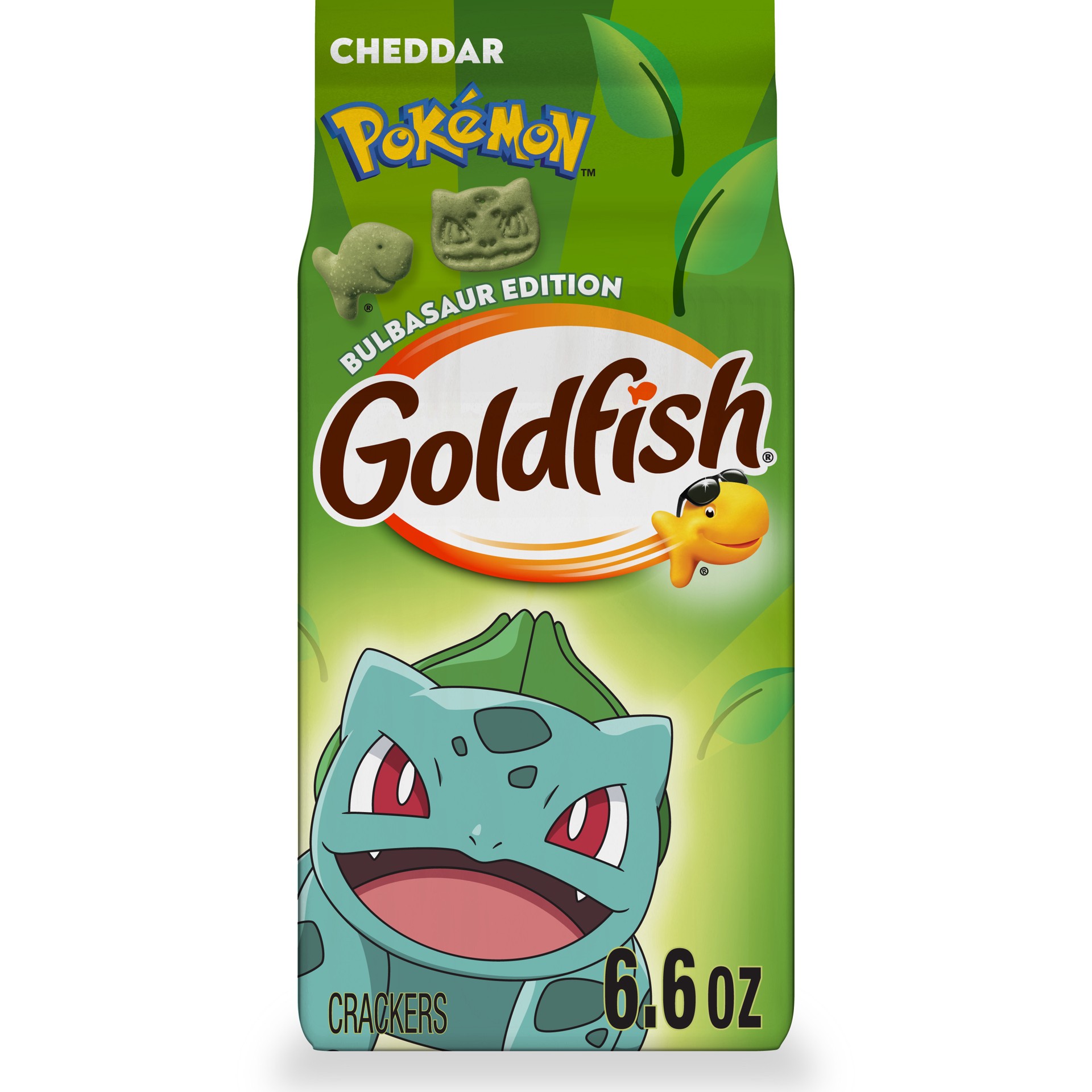 slide 1 of 6, PEPPERIDGE FARM POKEMON BULBASAUR CRACKERS, 6.6 oz