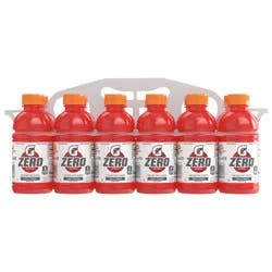 Gatorade Zero Zero Sugar Thirst Quencher Fruit Punch 12 Fl Oz, 12 Count