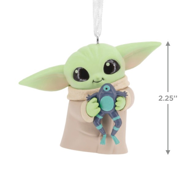 slide 2 of 6, Hallmark Christmas Ornament (Star Wars: The Mandalorian Grogu With Frog), 1 ct